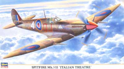 スピットファイア Mk.8 イタリア戦線 プラモデル (ハセガワ 1/48 飛行機 限定生産 No.09587) 商品画像