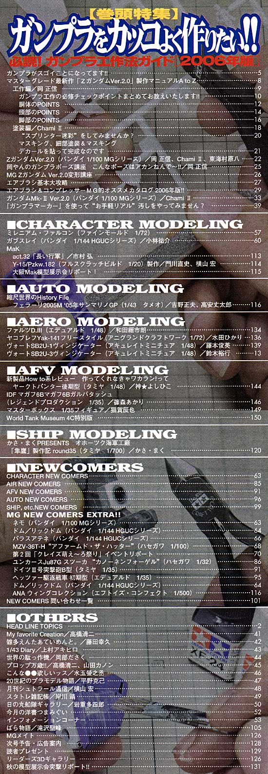 モデルグラフィックス 2006年2月号 雑誌 (大日本絵画 月刊 モデルグラフィックス No.255) 商品画像_1