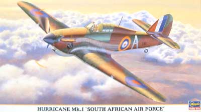ハリケーン Mk.1 南アフリカ空軍 プラモデル (ハセガワ 1/48 飛行機 限定生産 No.09592) 商品画像