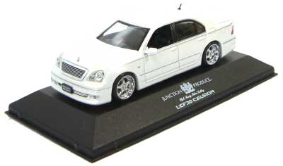 ジャンクション 30 セルシオ (ホワイト） ミニカー (スカイネット 1/43 ダイキャストVIPカーシリーズ No.001) 商品画像