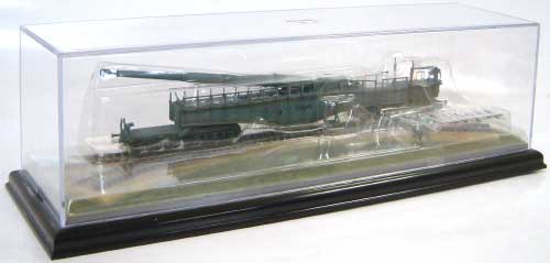 ドイツ列車砲 K5(E) レオポルド (ジャーマングレー塗装・ターンアウトレール） 完成品 (童友社/ドラゴン 1/144 ジャイアントアーマー No.20025) 商品画像_2