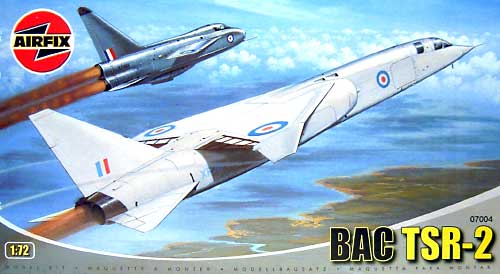 BAC TSR-2 プラモデル (エアフィックス 1/72 ミリタリーエアクラフト No.X7004) 商品画像