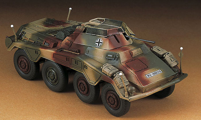 Sd.Kfz.234/1 8輪重装甲偵察車 プラモデル (ハセガワ 1/72 ミニボックスシリーズ No.MT053) 商品画像_3