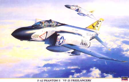 F-4J ファントム 2 VF-21 フリーランサーズ プラモデル (ハセガワ 1/48 飛行機 限定生産 No.09596) 商品画像