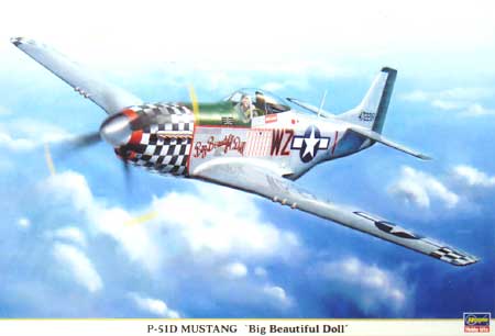 P-51D ムスタング ビッグ ビューティフル ドール プラモデル (ハセガワ 1/32 飛行機 限定生産 No.08152) 商品画像