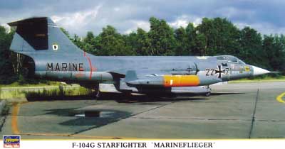 F-104G スターファイター ドイツ海軍 プラモデル (ハセガワ 1/48 飛行機 限定生産 No.09597) 商品画像
