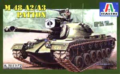 M48 A2/A3 パットン プラモデル (イタレリ 1/72 ミリタリーシリーズ No.7015) 商品画像