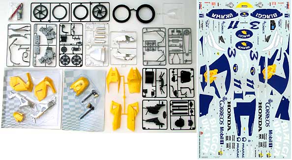 ホンダ RC211V ポンス 2003 プラモデル (イタレリ 1/6 モーターサイクル No.4506) 商品画像_2