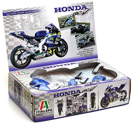 ホンダ RC211V テレフォニカモビスター 2003 プラモデル (イタレリ 1/6 モーターサイクル No.4507) 商品画像