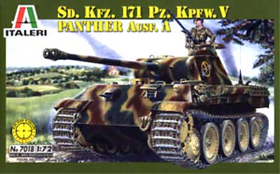 Sd.Kfz.171 パンサー A型 プラモデル (イタレリ 1/72 ミリタリーシリーズ No.7018) 商品画像