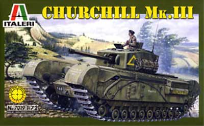 チャーチル 4型 (イギリス歩兵戦車） プラモデル (イタレリ 1/72 ミリタリーシリーズ No.7019) 商品画像