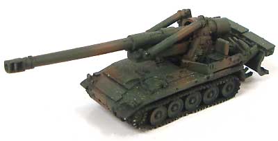 203mm自走榴弾砲(M110A2） 陸自バージョン レジン (紙でコロコロ 1/144 ミニミニタリーフィギュア No.040) 商品画像_2