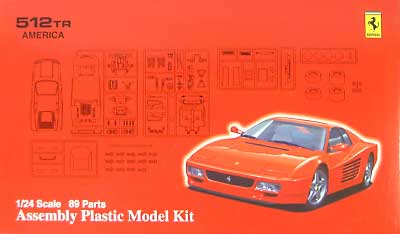 フェラーリ 512TR アメリカ仕様 プラモデル (フジミ 1/24 リアルスポーツカー シリーズ No.旧024) 商品画像