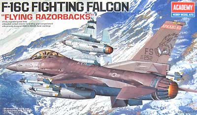 F-16C ファイティング ファルコン Flying Razorbacks プラモデル (アカデミー 1/48 Scale Aircrafts No.12204) 商品画像