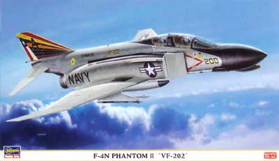 F-4N ファントム2 第202戦闘飛行隊 プラモデル (ハセガワ 1/72 飛行機 限定生産 No.00771) 商品画像