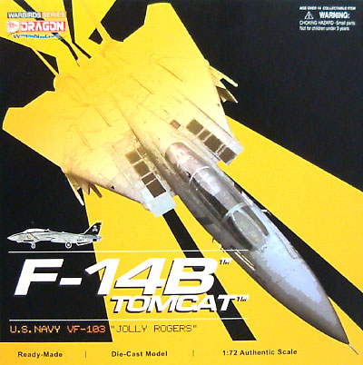 F-14B トムキャット VF-103 ジョリーロジャース 完成品 (ドラゴン 1/72 ウォーバーズシリーズ （ジェット） No.50046) 商品画像