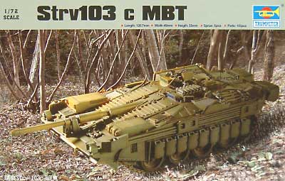 Strv103C Sタンク C型 プラモデル (トランペッター 1/72 AFVシリーズ No.07220) 商品画像
