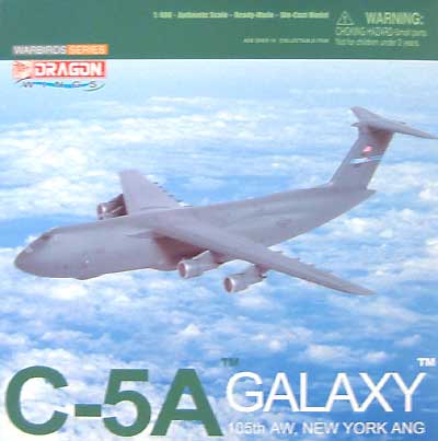 C-5A ギャラクシー 105ｔｈ AW, NEW YORK ANG 完成品 (ドラゴン 1/400 ウォーバーズシリーズ No.55780) 商品画像