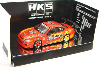 HKS S15 GT2835PRO仕様 2003年 ミニカー (ホットワークスレーシングファクトリー 1/64 D1グランプリ シリーズ No.MS046402) 商品画像