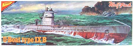 ドイツ海軍潜水艦 U-107 Uボート タイプ9B プラモデル (ニチモ 1/200 潜水艦シリーズ No.009) 商品画像