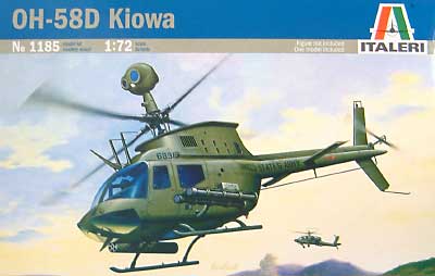 OH-58D カイオワ プラモデル (イタレリ 1/72 航空機シリーズ No.1185) 商品画像