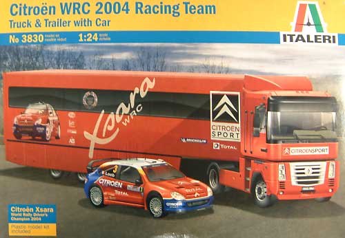 シトロエン WRC 2004 レーシングチーム プラモデル (イタレリ 1/24 トラックシリーズ No.3830) 商品画像