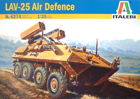 LAV-25 ピラニア対空型 プラモデル (イタレリ 1/35 ミリタリーシリーズ No.6274) 商品画像