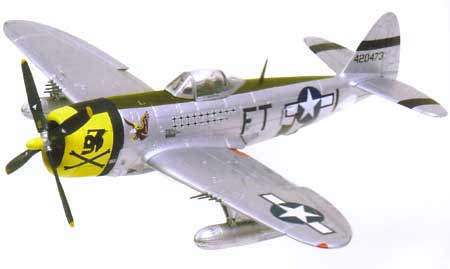 P-47D サンダーボルト 353rd FS, 354th FG (グレン T. イーグルストン機） 完成品 (ドラゴン 1/72 ウォーバーズシリーズ （レシプロ） No.50126) 商品画像_2