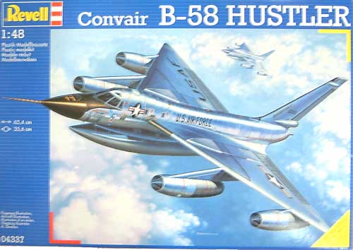 B-58 ハスラー プラモデル (レベル 1/48 飛行機モデル No.04337) 商品画像