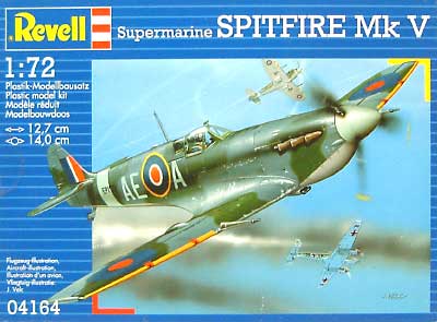 スーパーマリン スピットファイアー Mk.V プラモデル (レベル 1/72 飛行機 No.04164) 商品画像