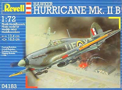 ホーカー ハリケーン Mk.2B プラモデル (レベル 1/72 Aircraft No.04183) 商品画像