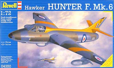 ホーカーハンター F. Mk.6 プラモデル (レベル 1/72 Aircraft No.04350) 商品画像