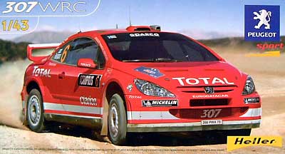 プジョー 307 WRC 2004 プラモデル (エレール 1/43　カーモデル No.80115) 商品画像