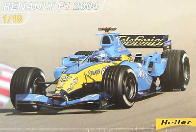F1 ルノー 2004 プラモデル (エレール 1/8～1/16　カーモデル No.0797) 商品画像