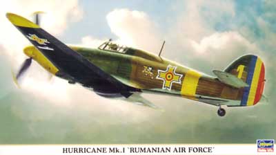 ハリケーン Mk.1 ルーマニア空軍 プラモデル (ハセガワ 1/48 飛行機 限定生産 No.09609) 商品画像