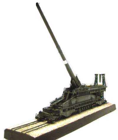 80cm(E） ドーラ列車砲 レジン (SOAR ART 1/144 金属部隊（METAL TROOPS CREATION）) 商品画像