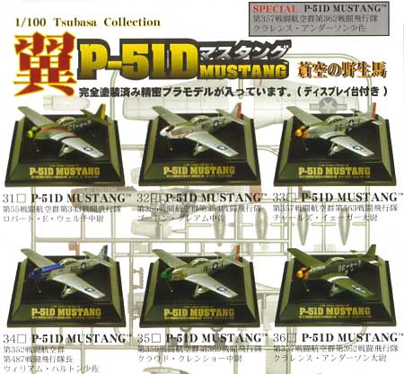 P-51D マスタング 蒼空の野生馬 プラモデル (童友社 翼コレクション No.006) 商品画像_2