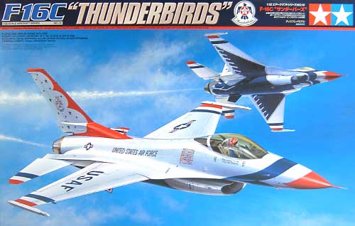 F-16C ファイティングファルコン サンダーバーズ プラモデル (タミヤ 1/32 エアークラフトシリーズ No.016) 商品画像