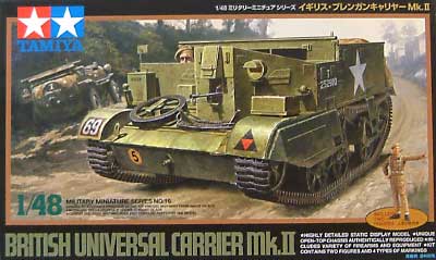 イギリス ブレンガンキャリアー Mk.2 プラモデル (タミヤ 1/48 ミリタリーミニチュアシリーズ No.016) 商品画像