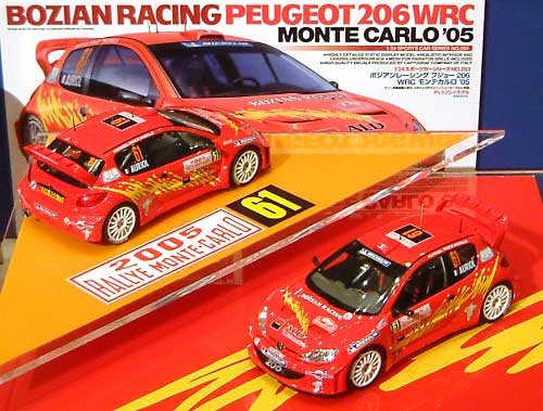 ボジアンレーシング プジョー 206 WRC モンテカルロ '05 プラモデル (タミヤ 1/24 スポーツカーシリーズ No.283) 商品画像_2