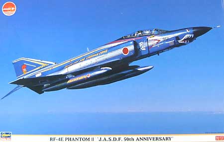 RF-4E ファントム2 航空自衛隊50周年スペシャル プラモデル (ハセガワ 1/48 飛行機 限定生産 No.09621) 商品画像