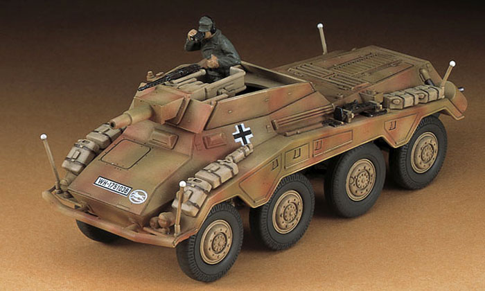 Sd.Kfz.234/3 8輪重装甲偵察車 シュツンメル プラモデル (ハセガワ 1/72 ミニボックスシリーズ No.MT054) 商品画像_3