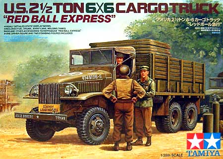 アメリカ 2 1/2トン 6×6 カーゴトラック レッドボール急行 プラモデル (タミヤ スケール限定品 No.89648) 商品画像