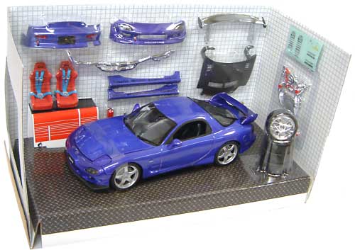 マツダ RX-7 〔FD3S 2001〕 VERTEX RX-7 デモVer.(パープル） ミニカー (ホットワークスレーシングファクトリー 1/24 オート プロ ショップ （AUTO PRP SHOP） No.MS042402E) 商品画像_2