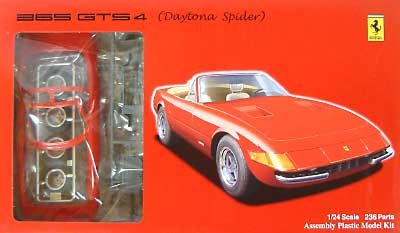 フェラーリ 365GTS/4 デイトナ スパイダー プラモデル (フジミ 1/24 エンスージアスト シリーズ No.旧037) 商品画像