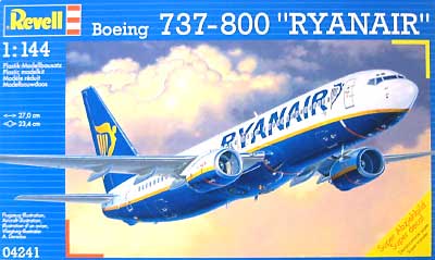 ボーイング 737-800 RYANAIR プラモデル (レベル 1/144 旅客機 No.04241) 商品画像