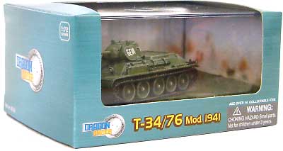 T-34/76 Mod.1941 東部戦線 1941 完成品 (ドラゴン 1/72 ドラゴンアーマーシリーズ No.60150) 商品画像