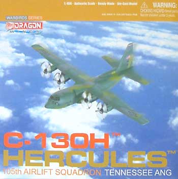 USAF C-130H ハーキュリーズ 105th AS, テネシー ANG 完成品 (ドラゴン 1/400 ウォーバーズシリーズ No.55789) 商品画像