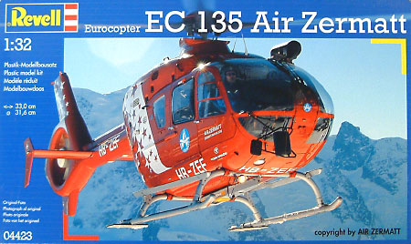 ユーロコプター EC-135 エアーツェルマット プラモデル (Revell 1/32 Aircraft No.04423) 商品画像