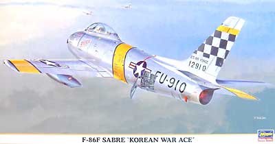 Ｆ-86Ｆ セイバー コリアン ウォー エース プラモデル (ハセガワ 1/48 飛行機 限定生産 No.09483) 商品画像